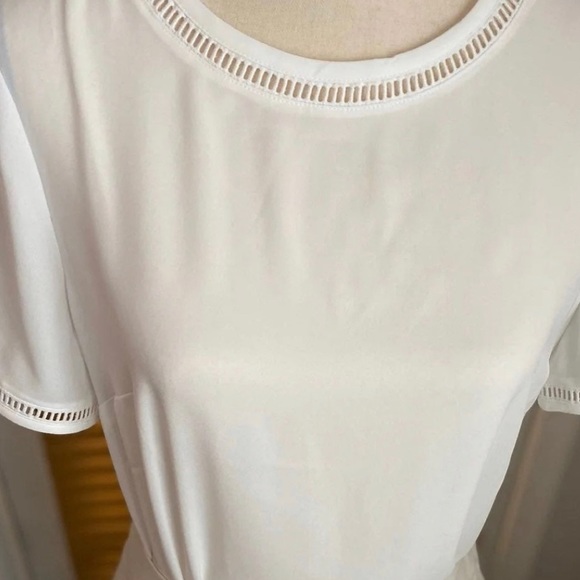 NWT J. Crew Ivory Day to Night Top - Picture 6 of 7